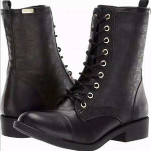 Bebe black womens Olsen calf boots